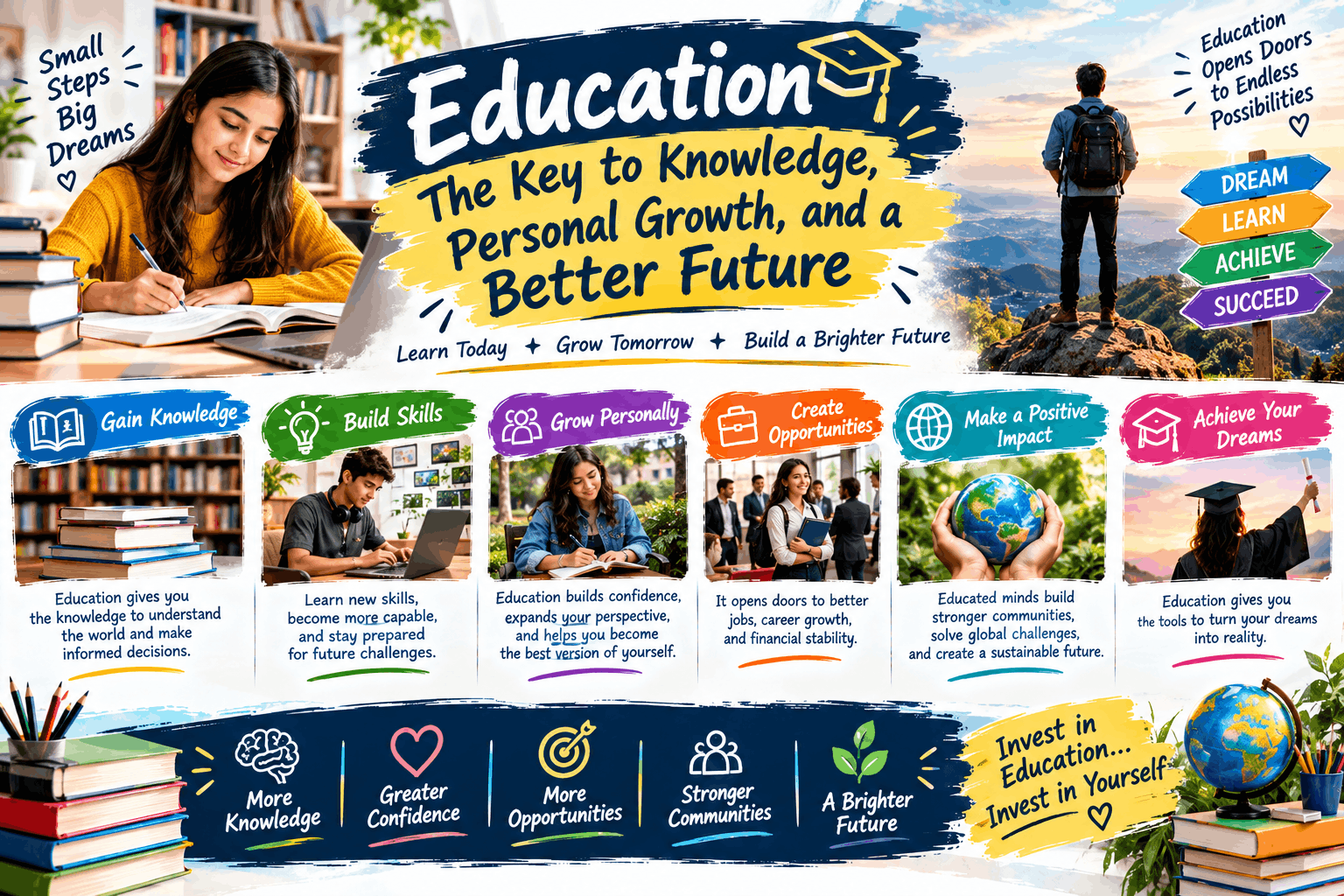 Education: The Key to Knowledge, Personal Growth, and a Better Future